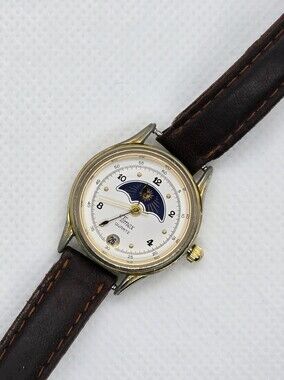 Timex White Dial Moonphase Watch